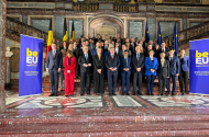 Ricardo Rio foi um dos líderes locais presentes na assinatura da Declaração de Bruxelas