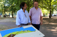 Mesa informativa em braille torna Praia Fluvial de Adaúfe ainda mais inclusiva