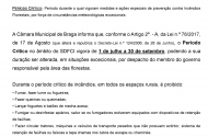 Período Crítico de Incêndios Florestais 2018