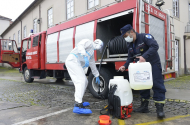 Bombeiros Sapadores de Braga dão apoio importante no combate à propagação da pandemia