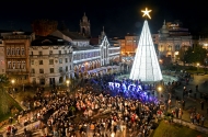 Luzes de Natal iluminam-se em Braga no dia 1 de Dezembro