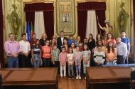 Alunos do Clube de Programação e Robótica recebidos no Salão Nobre