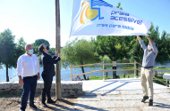 Hasteadas Bandeira Azul e Bandeiras de Praia Acessível nas Praias de Adaúfe e Ponte do Bico