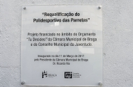 Ricardo Rio inaugurou polidesportivo das Parretas

 - imagem #1