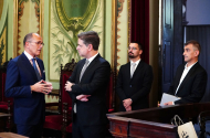 Embaixador de Marrocos recebido por Ricardo Rio