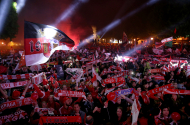 Braga instala ecrã gigante para transmissão do Freiburg x SC Braga
