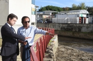 Limpeza do rio Este garante segurança de pessoas e bens
