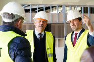 João Rodrigues visita obras do novo quartel dos Bombeiros Voluntários de Braga