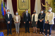 Ricardo Rio recebeu Embaixadora da Bélgica em Portugal