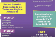 Inscrições abertas para o Curso Básico de Teatro