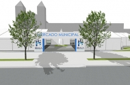 Mercado Municipal ficará provisoriamente instalado no Largo do Pópulo
