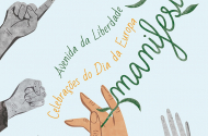 Crianças evocam a Paz e a Liberdade em momento artístico simbólico