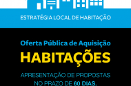 Município vai adquirir 15 fogos habitacionais no âmbito da Estratégia Local de Habitação