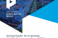 Prazo para apresentação de propostas ao Orçamento Participativo de Braga alargado até 8 de novembro