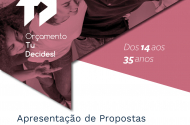 Apresentação de propostas para o Orçamento Participativo Jovem “Tu Decides!” decorre até 13 de dezembro