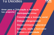 Orçamento Participativo Jovem “Tu Decides!” com apresentação de propostas até 6 de Janeiro