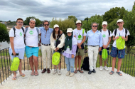 Jovens voluntários sensibilizam banhistas nas praias fluviais