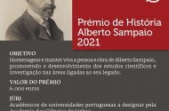 Prémio de História Alberto Sampaio 2021 