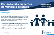 Renovação do Cartão Família Numerosa