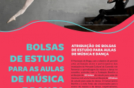 Braga atribui Bolsas de Estudo para aulas de música e de dança