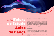 Abertura das Candidaturas a Bolsas de Estudo para aulas de Dança 2023/2024 – 2.ª Fase