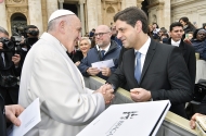 Ricardo Rio levou a “Roma Portuguesa” ao Papa Francisco