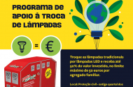 Programa de apoio à troca de lâmpadas convencionais por LED
