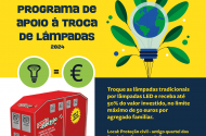 Município de Braga promove campanha de apoio à troca de lâmpadas