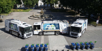AGERE investe 1,8 Milhões de Euros em novos camiões elétricos e equipamentos de limpeza urbana para Braga
