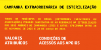 Campanha Extraordinária de Esterilização