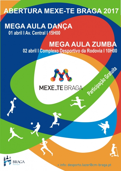 Mega Aula de Dança | 1 Abril | Avenida Central