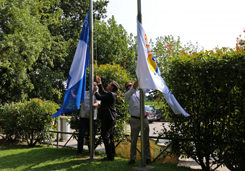 Praia Fluvial de Merelim S. Paio hasteou Bandeira Azul pela primeira vez