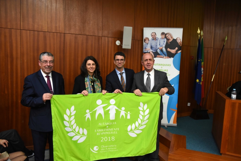 Braga distinguida como ‘Autarquia + Familiarmente Responsável’