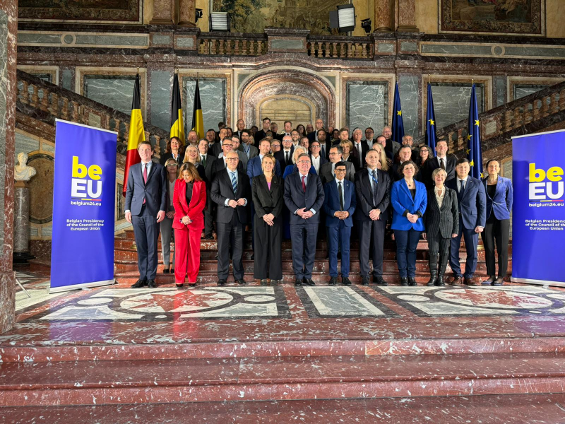Ricardo Rio foi um dos líderes locais presentes na assinatura da Declaração de Bruxelas