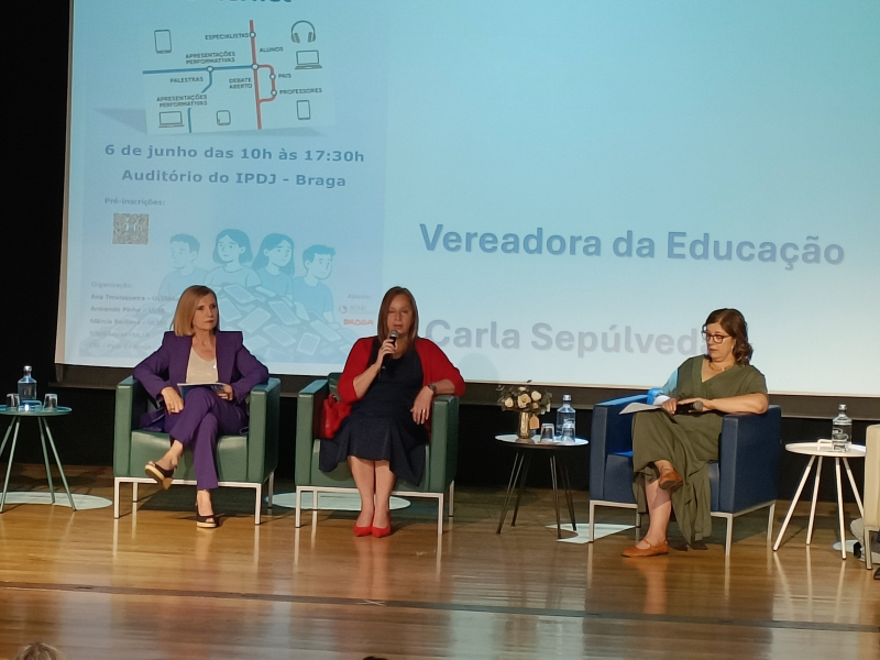 Braga promove reflexão sobre o uso problemático da internet entre jovens
