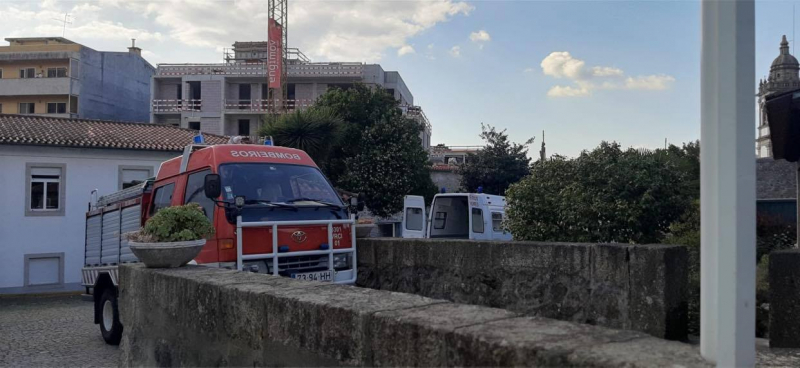 Bombeiros Sapadores procederam a desinfecção no Lar ´Asilo de São José´
