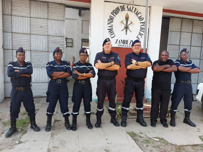 Município de Braga contribui para a formação de Corpo de Bombeiros em Quelimane, Moçambique