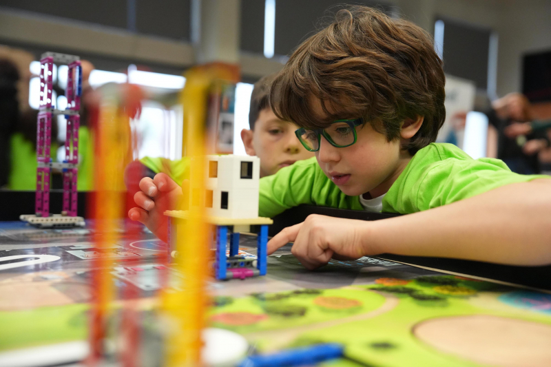 Vereadora da Educação na Feira de Ciência Hands-on Science Network