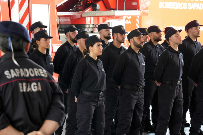 Companhia de Bombeiros Sapadores de Braga integra 29 novos recrutas
