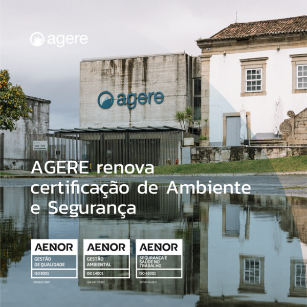 AGERE renova certificação Ambiental e de Segurança