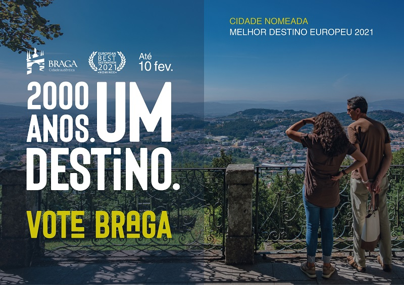 Braga nomeada para ´Melhor Destino Europeu 2021´ 