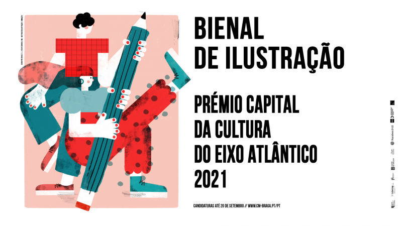 Município divulga finalistas da Bienal de Ilustração - Prémio Capital da Cultura do Eixo Atlântico