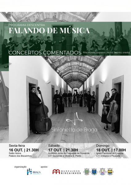 Município de Braga promove concertos comentados nas Freguesias