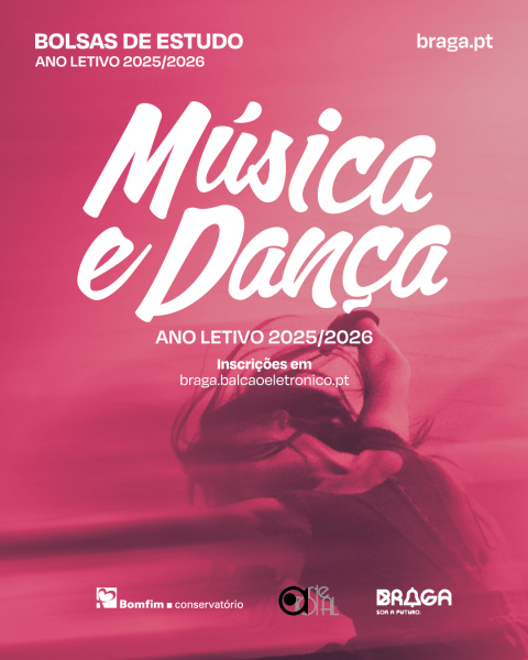 Município de Braga atribui 80 bolsas para aulas de música e dança no ano letivo 2025/2026