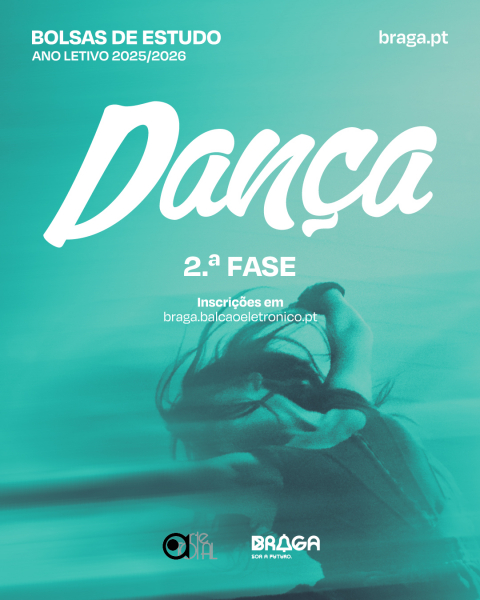 2.ª Fase das Candidaturas a Bolsas de Estudo para aulas de Dança 2025/2026
