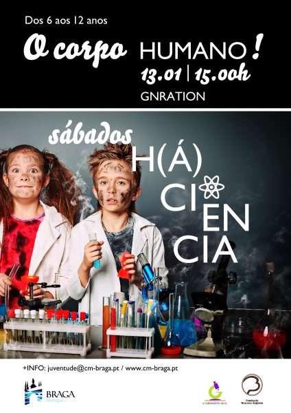 ‘Sábados H(á) Ciência’ a 13 de Janeiro no gnration