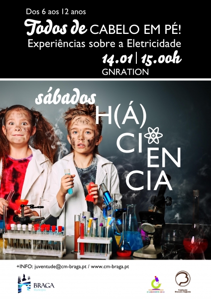 ‘Sábados h(á) Ciência’ vai deixar 'Todos de cabelos em pé!'