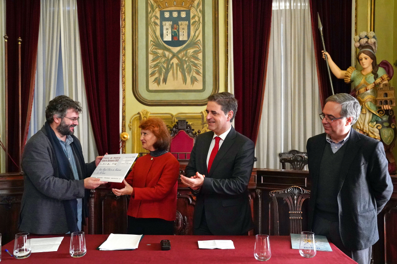 Nuno Miguel Medeiros recebeu Prémio de História Alberto Sampaio
