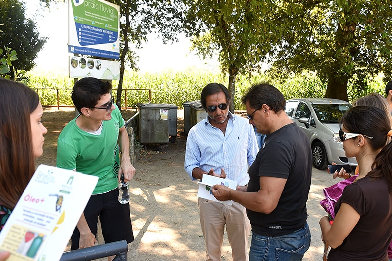 Município promove sensibilização ambiental na Praia Fluvial de Adaúfe

