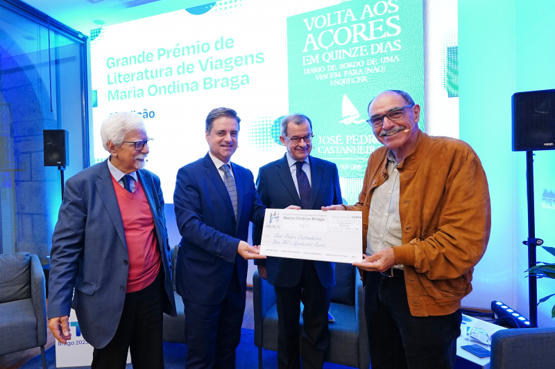 Aventura náutica de José Pedro Castanheira distinguida com o Grande Prémio de Literatura de Viagens Maria Ondina Braga  